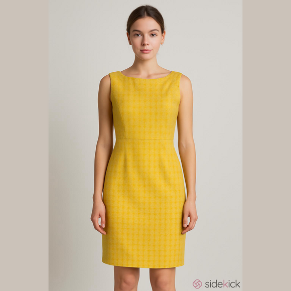 Kasper Dresses & Skirts - Kasper Yellow Mini Dress